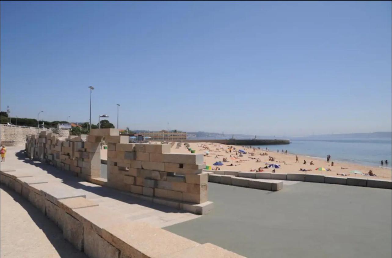 Sea View Apartment & 4 Minutes Walk To The Beach Paço de Arcos Exterior foto
